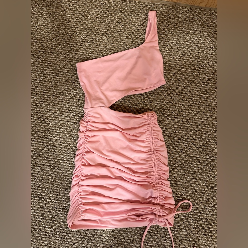 Lucy In the Sky pink body con dress